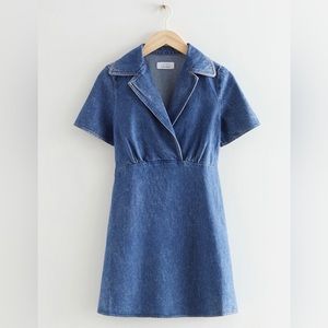& Other Stories Denim Mini Dress